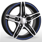 Диск SM 890 MtBPBluL (Matt Black Polished Blue Line) Storm